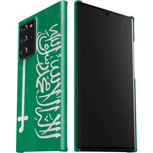 Saudi Arabia Flag Distressed Galaxy Note20 Ultra 5G Lite Case